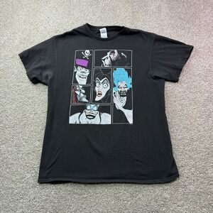 Vintage‎ Disney Men's Classic Villains Multi Character T-Shirt Size Large